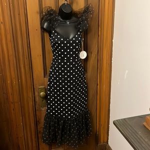 Staud tule dress polka dot